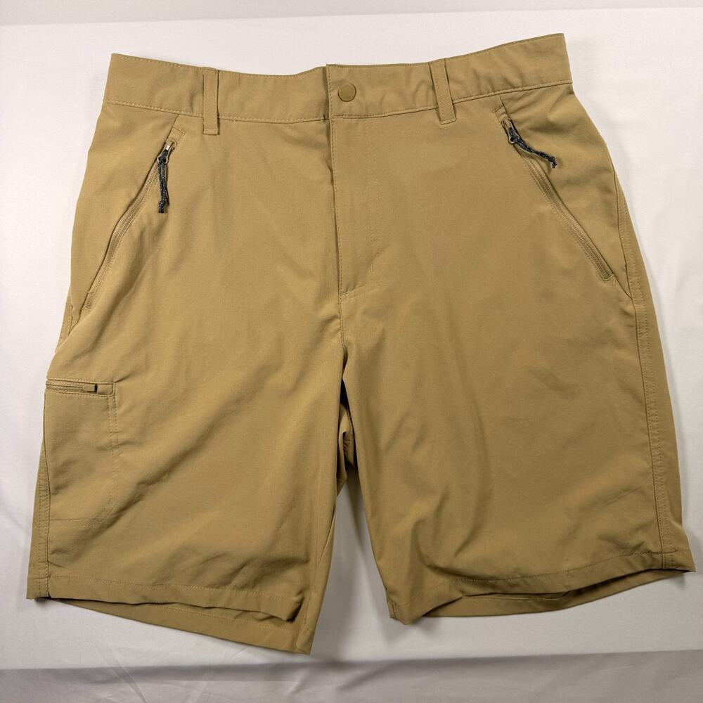 Columbia Sportswear Company Hiking Shorts Mens Tan Size 36